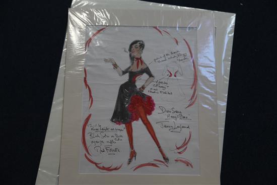 Berkeley Sutcliffe (1918-1979) Collection of costume designs largest 20 x 14in., unframed
